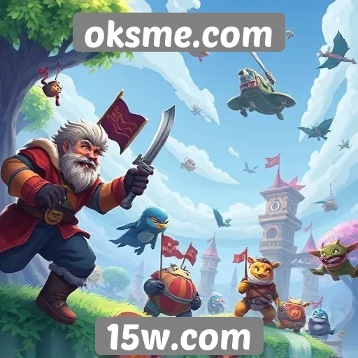 Diversidade de jogos disponíveis em oksme.com